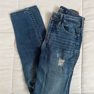 Hollister Women's Skinny Jeans - Blue